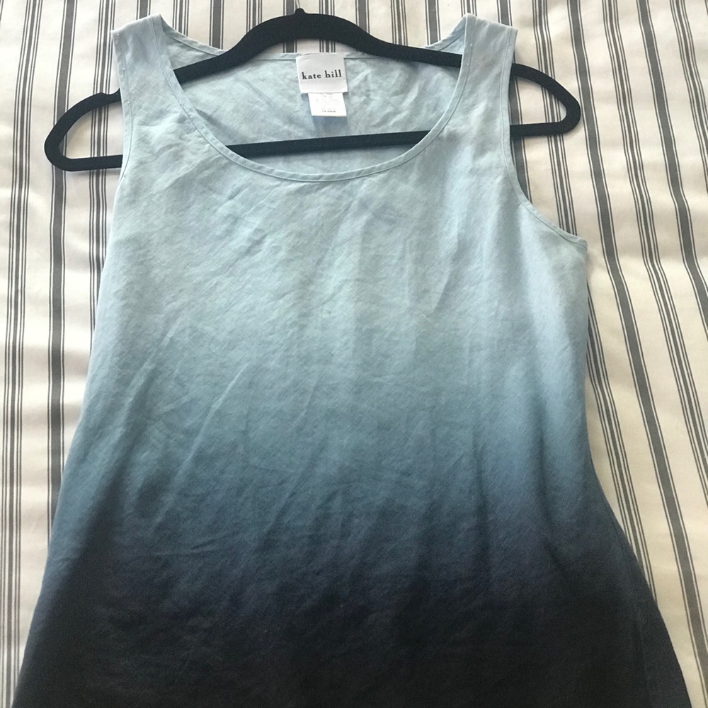 Kate Hill - Linen Tank - Size Small